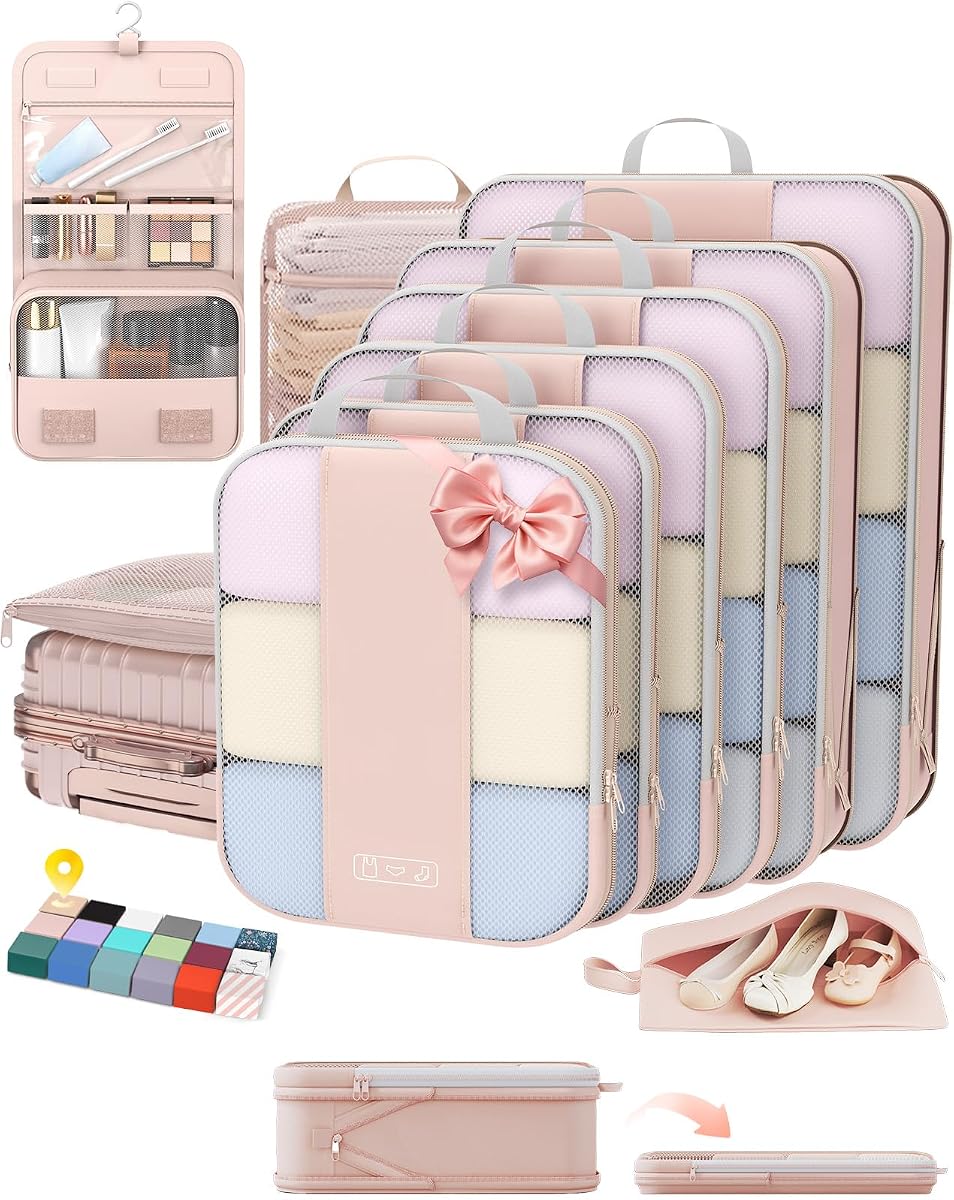 10-Piece Compression Cube Set - Beige
