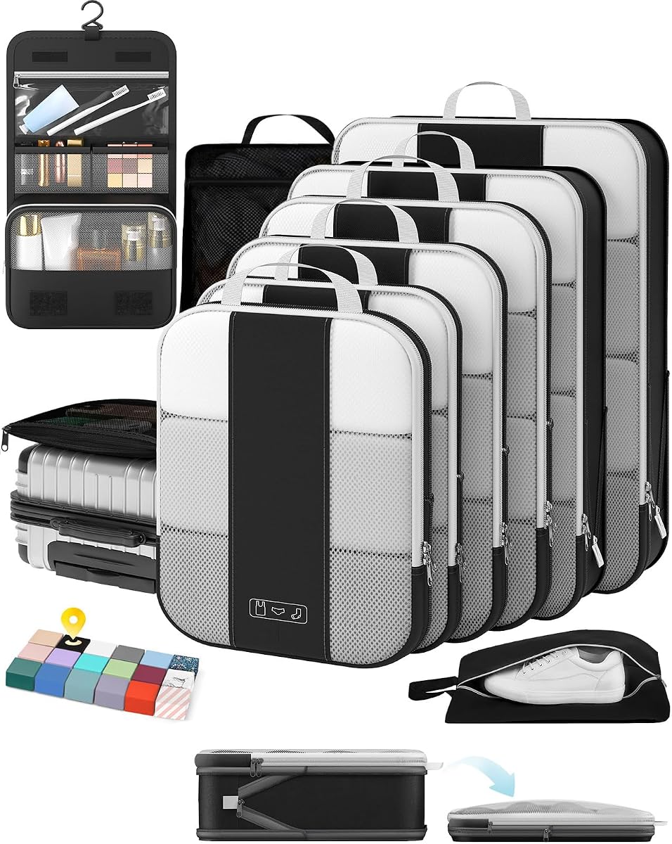 10-Piece Compression Cube Set - Black