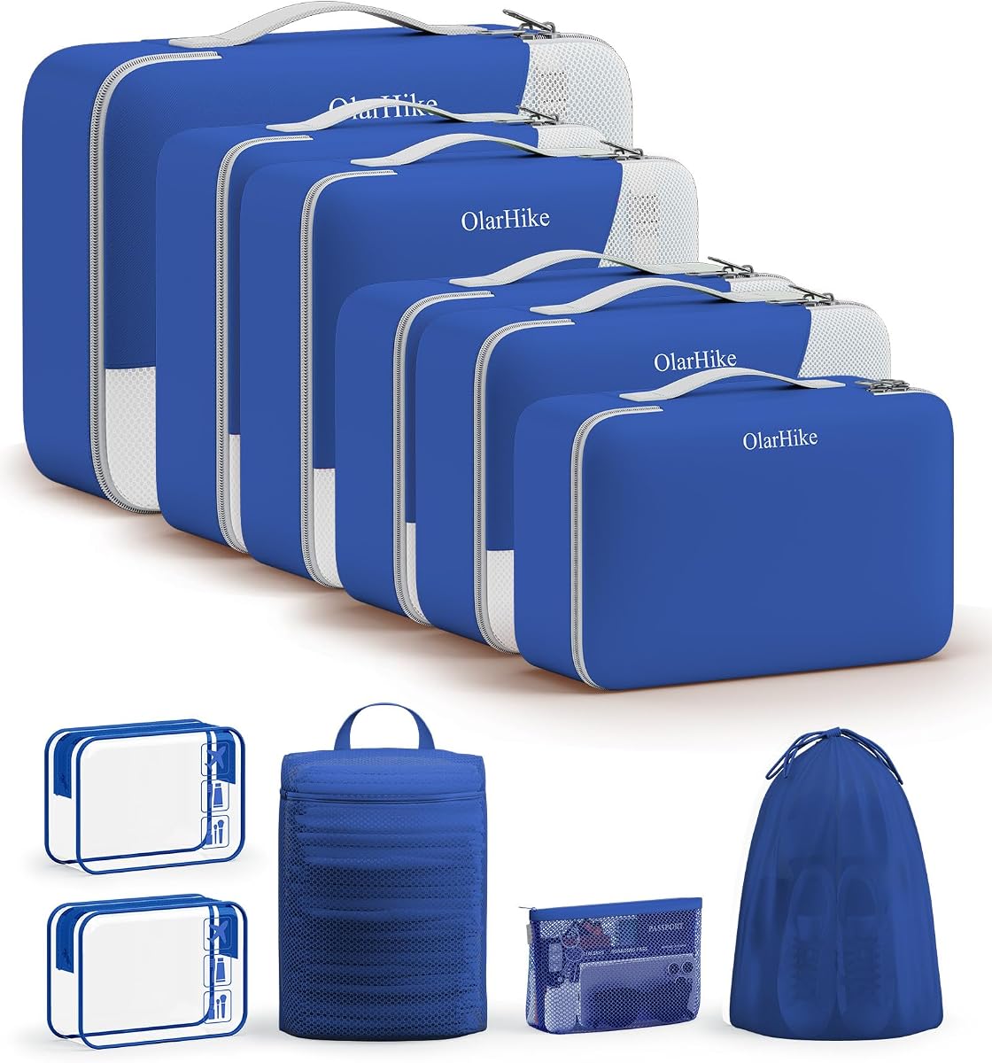 11-Piece Packing Cube Set - Klein Blue