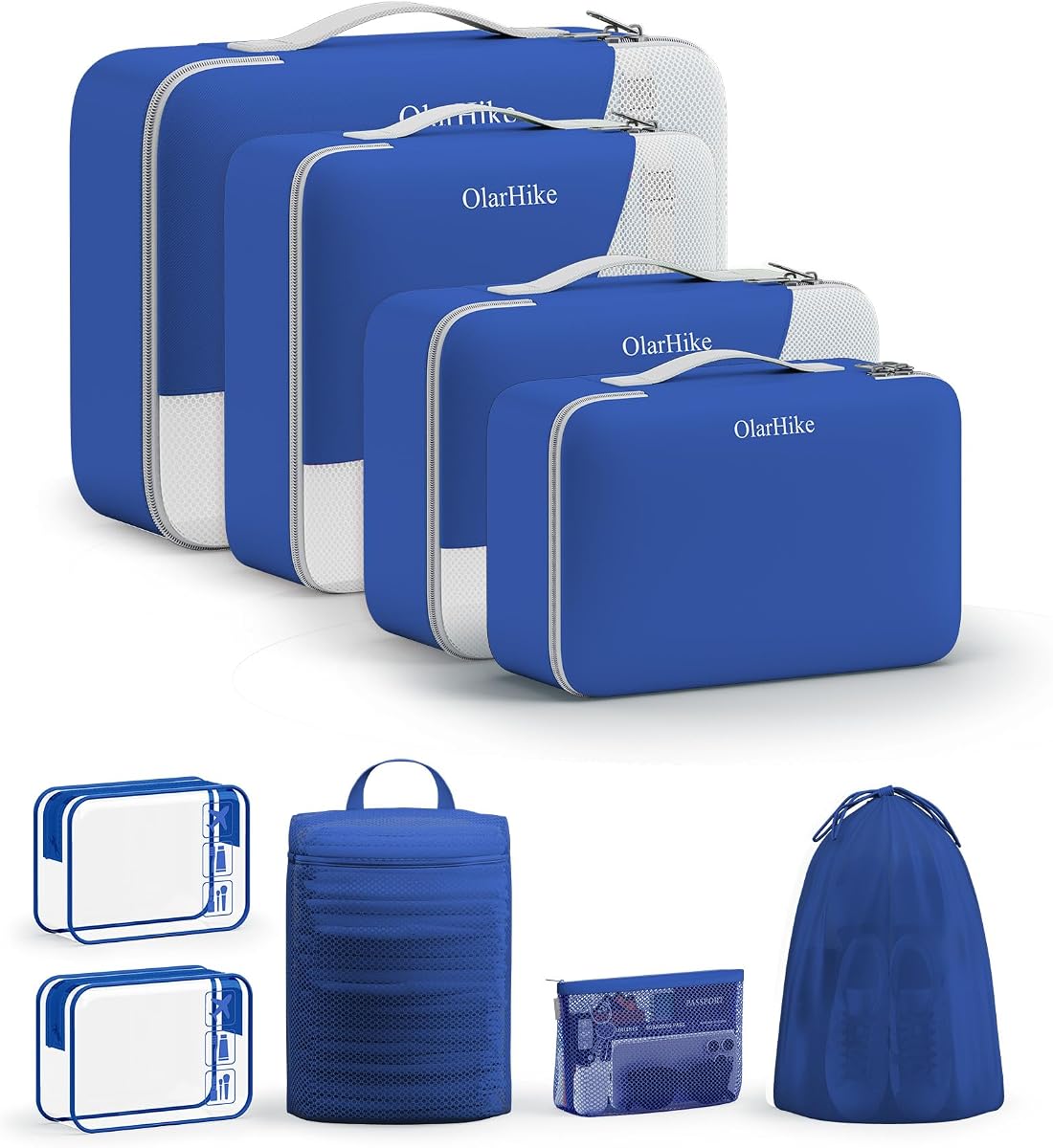 9-Piece Packing Cube Set - Klein Blue