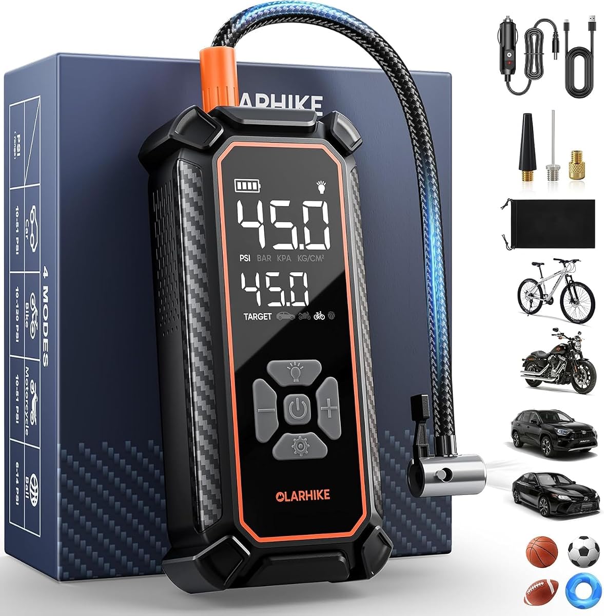 Two-Inflator Kit, 4500 mAh and 4000 mAh