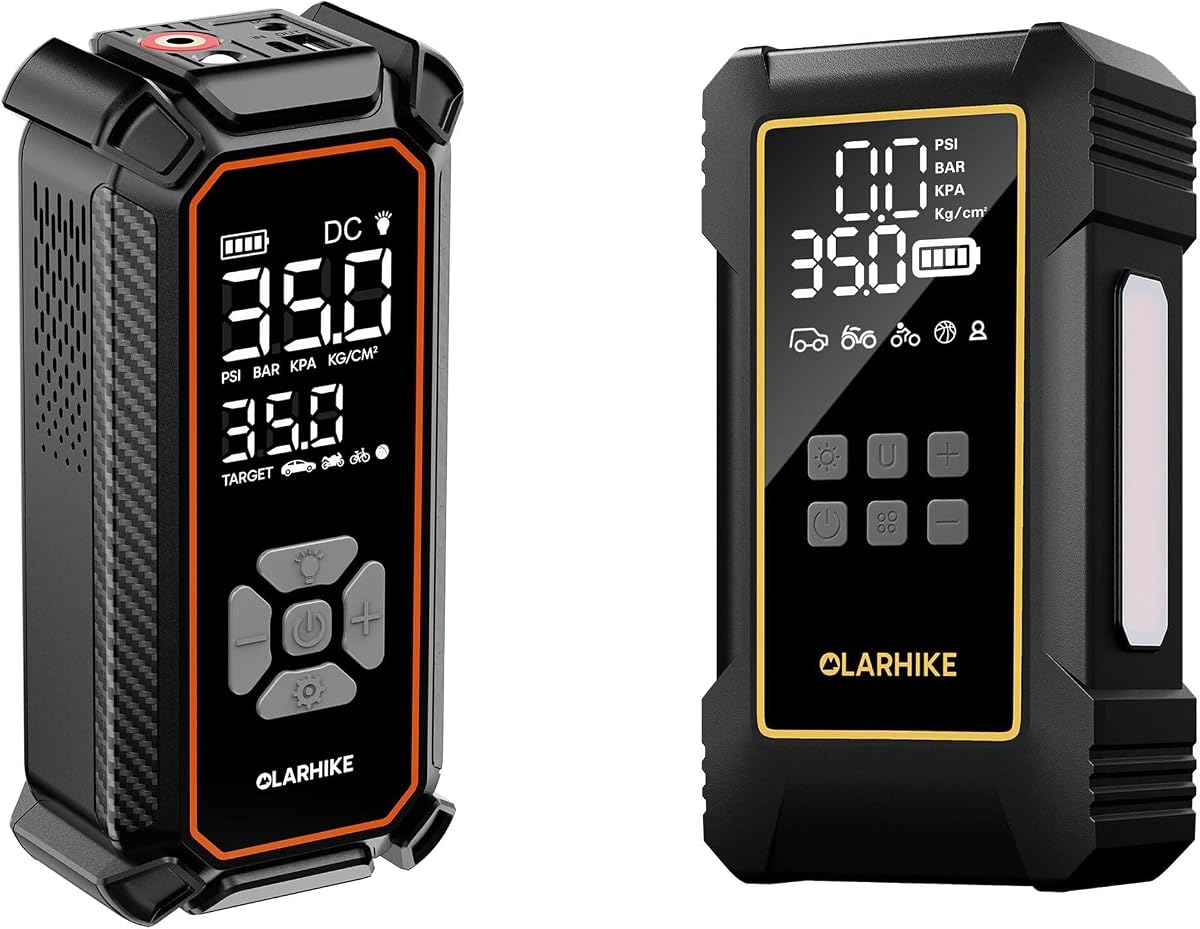 Twin-Cylinder and Compact Inflator Kit, 12000 mAh and 6000 mAh